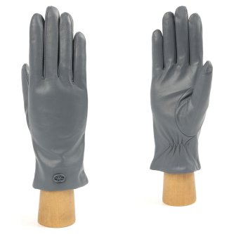 Перчатки женские Fabretti GSF1-95 кожаные серые