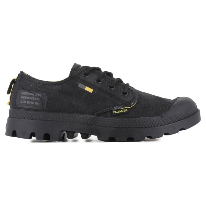 Ботинки Palladium Pampa Ox Surplus 74446-008 текстильные черные 