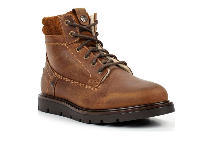 Зимние мужские ботинки Wrangler Tucson LTH Fur S WM182014-64 коричневые 