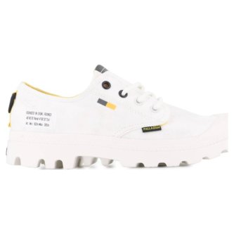 Ботинки Palladium Pampa Ox Surplus 74446-116 текстильные белые