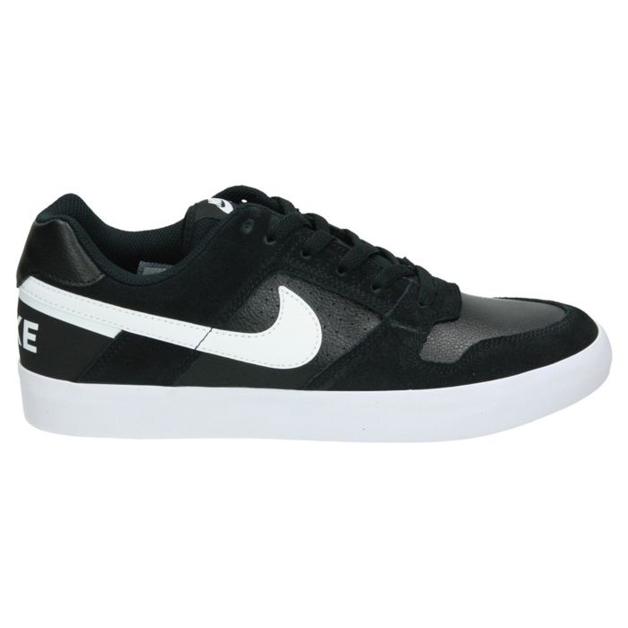 Кеды мужские Nike Nike Sb Delta Force Vulc Skateboarding Shoe 942237-010 кожаные черные 