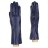 Перчатки женские Fabretti 12.94-11S кожаные синие 7 (12.94-11s-7)