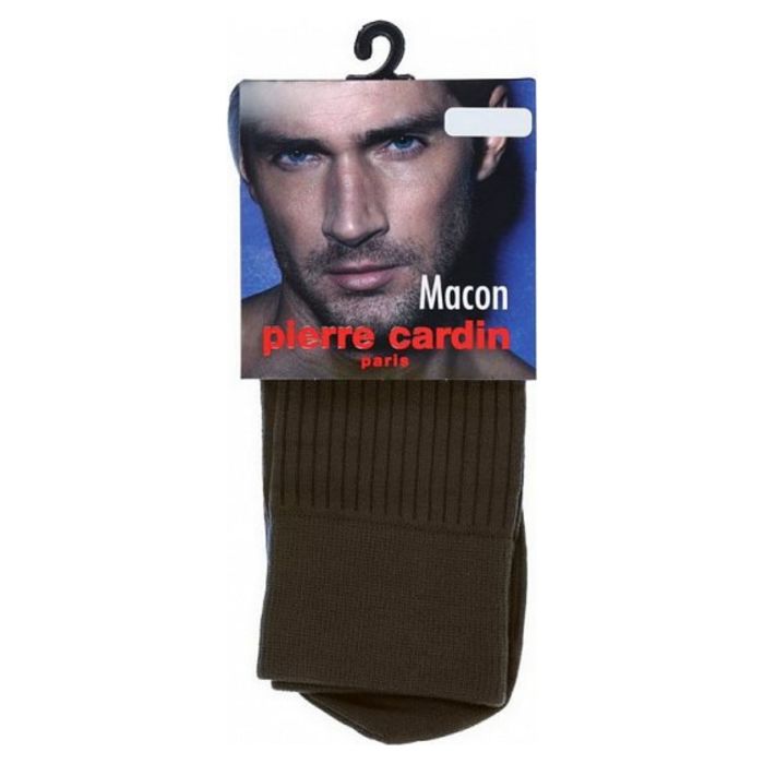 Носки мужские Pierre Cardin Macon Brown хлопковые коричневые 