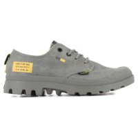 Ботинки Palladium Pampa Ox Surplus 74446-339 текстильные серо-зеленые