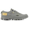 Ботинки Palladium Pampa Ox Surplus 74446-339 текстильные серо-зеленые