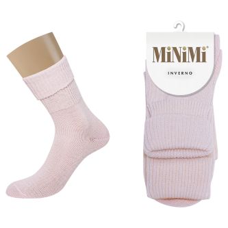 Носки женские Minimi Inverno 3301 Rosa шерстяные розовые
