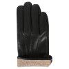 Перчатки мужские Fabretti 17.5-1 кожаные черные - Перчатки мужские Fabretti 17.5-1 кожаные черные