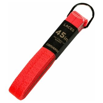 Шнурки Converse Solid Laces 114 см 10004205830 неон оранжевые