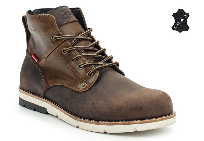 Зимние мужские ботинки Levis JAX 225129/830-29 коричневые 