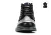 Кожаные мужские ботинки Wrangler Cliff Mid WM172030-62 черные - Кожаные мужские ботинки Wrangler Cliff Mid WM172030-62 черные