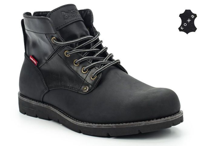 Зимние мужские ботинки Levis JAX 225129/830-60 черные 