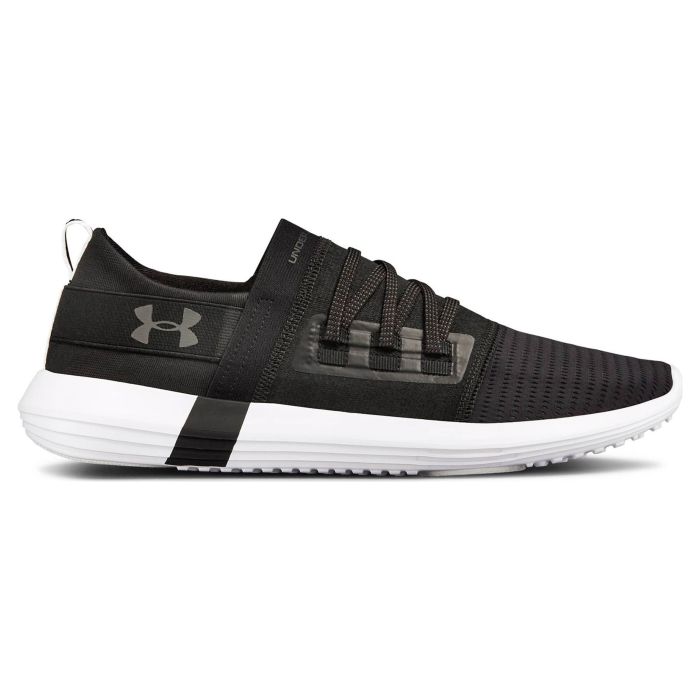 Кроссовки мужские Under Armour Ua Adapt Black / White / Charcoal 3020340-003 низкие текстильные черные 