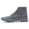 Ботинки Palladium Pampa Hi Coated 74375-068 высокие серые - Ботинки Palladium Pampa Hi Coated 74375-068 высокие серые