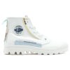 Ботинки Palladium Pampa Underlayer 99183-116 текстильные белые - Ботинки Palladium Pampa Underlayer 99183-116 текстильные белые