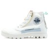 Ботинки Palladium Pampa Underlayer 99183-116 текстильные белые - Ботинки Palladium Pampa Underlayer 99183-116 текстильные белые
