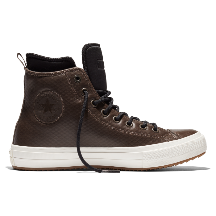 Кеды Converse Chuck Taylor All Star II Boot 153573 высокие кожаные коричневые 