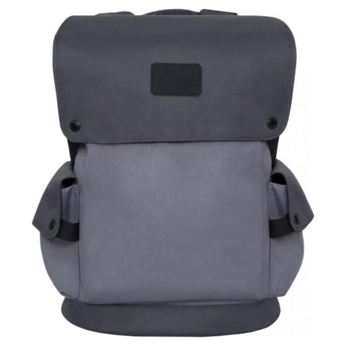 Рюкзак молодежный GRIZZLY мужской c одним отделением, помещается формат А4 RQ-904-2/4 серый 