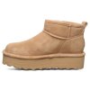 Угги женские Bearpaw Retro Shorty 2940W Iced Coffee светло-коричневые - Угги женские Bearpaw Retro Shorty 2940W Iced Coffee светло-коричневые