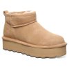 Угги женские Bearpaw Retro Shorty 2940W Iced Coffee светло-коричневые - Угги женские Bearpaw Retro Shorty 2940W Iced Coffee светло-коричневые