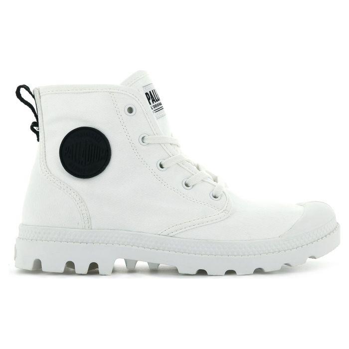 Ботинки женские Palladium Pampa Hi Twill 97074-116 высокие белые 