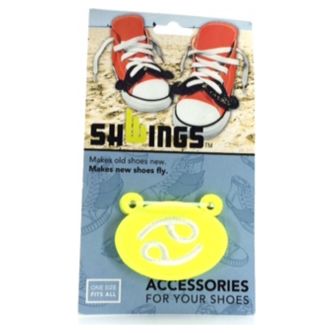 Аксессуары для кед крылья Zodiac sign Yellow 11606 желтые