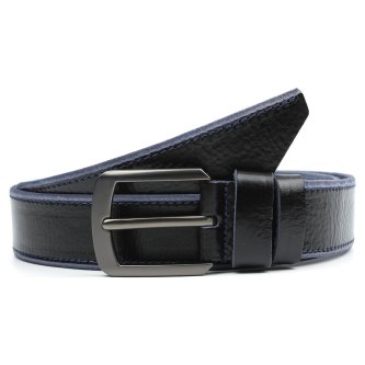 Ремень мужской Fabretti FR2582-8 кожаный синий