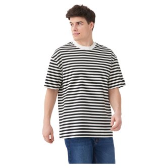 Футболка унисекс NCF Stripe ESC24003A-4006 с коротким рукавом черно-белая