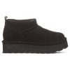 Угги женские Bearpaw Retro Super Shorty 3051W Black черные - Угги женские Bearpaw Retro Super Shorty 3051W Black черные
