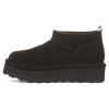 Угги женские Bearpaw Retro Super Shorty 3051W Black черные - Угги женские Bearpaw Retro Super Shorty 3051W Black черные