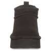 Угги женские Bearpaw Retro Super Shorty 3051W Black черные - Угги женские Bearpaw Retro Super Shorty 3051W Black черные