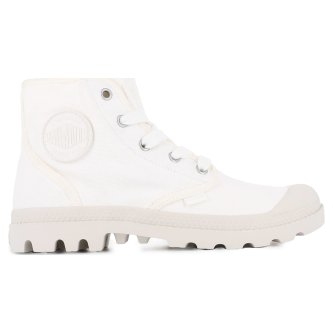 Ботинки Palladium Pampa Hi 92352-100 текстильные высокие белые