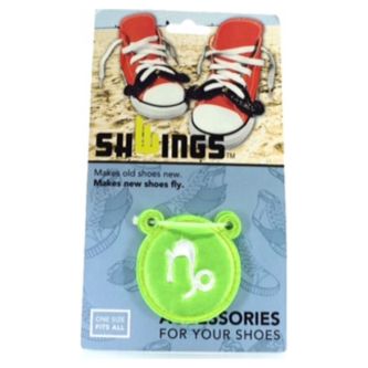 Аксессуары для кед крылья Zodiac sign Green 11612 зеленые