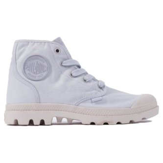 Ботинки Palladium Pampa Hi 92352-409 текстильные высокие голубые