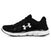 Беговые кроссовки женские Under Armour Ua W Micro G Assert 7 3020674-001 низкие беговые черные - Беговые кроссовки женские Under Armour Ua W Micro G Assert 7 3020674-001 низкие беговые черные