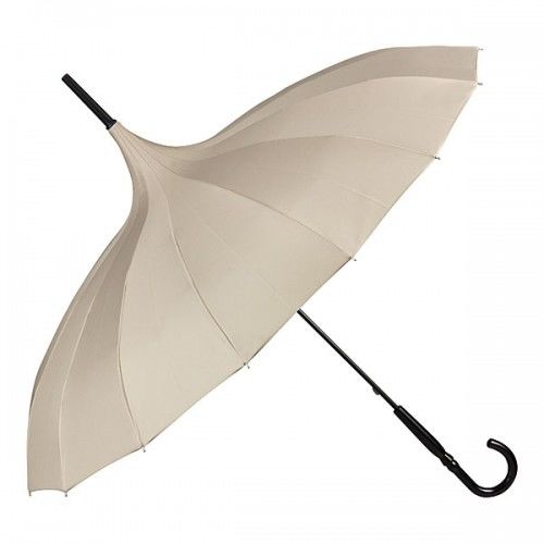 Зонт-трость VON LILIENFELD Cécile, beige 90 см 5060 бежевый 