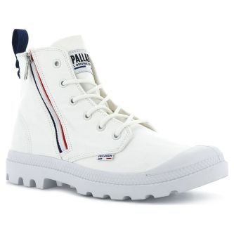 Ботинки женские Palladium Pampa French Outzip 76663-116 высокие белые