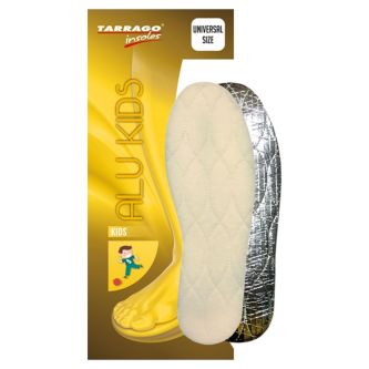 Стельки детские, Tarrago KIDS ALU IW6272, шерсть/фольга, Б/Р