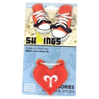 Аксессуары для кед крылья Zodiac sign Red 11603 красные