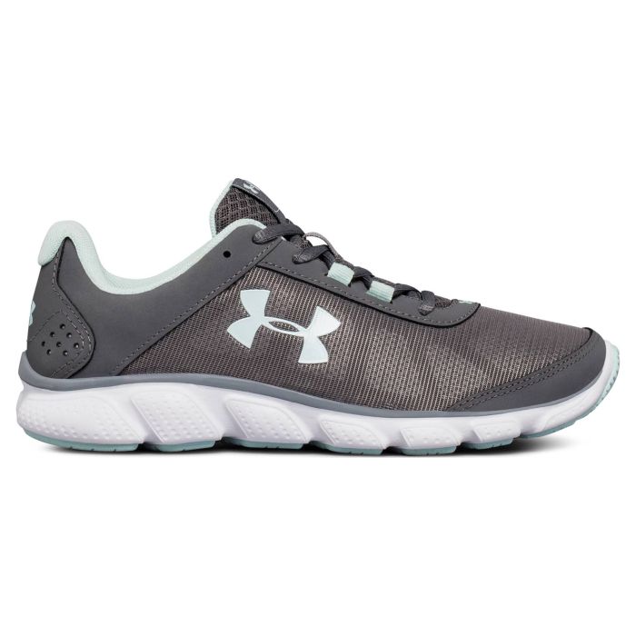 Беговые кроссовки женские Under Armour Ua W Micro G Assert 7 3020674-102 низкие беговые серые 