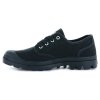 Ботинки Palladium Pampa Oxford 92351-008 текстильные черные - Ботинки Palladium Pampa Oxford 92351-008 текстильные черные
