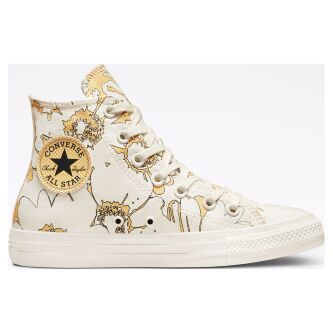 Кеды женские Converse Chuck Taylor All Star Crafted Florals A01188 высокие белые