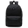 Рюкзак городской Vans Old Skool III Black/Charcoal мужской с одним отделением и карманом-органайзером черный - Рюкзак городской Vans Old Skool III Black/Charcoal мужской с одним отделением и карманом-органайзером черный