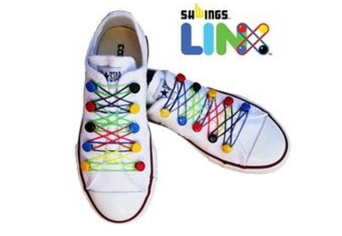 Резиновые шнурки Linx Shoe Looms White SL1000 белые 