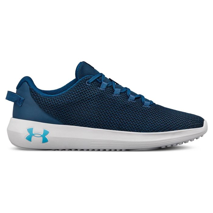 Кроссовки мужские Under Armour Ua Ripple Techno Teal / Black / Deceit 3021186-402 низкие текстильные синие 