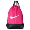 Сумка-мешок Nike Brasilia с одним отделением на шнуре розовая BA5338-666 - Сумка-мешок Nike Brasilia с одним отделением на шнуре розовая BA5338-666