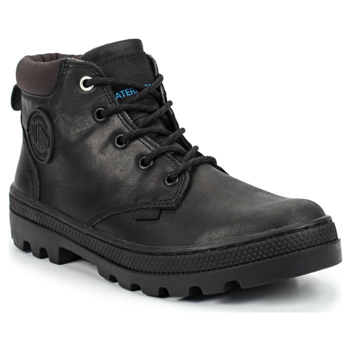 Ботинки Palladium Pallabosse Lo Cuff Wp 95944-039 кожаные низкие черные 