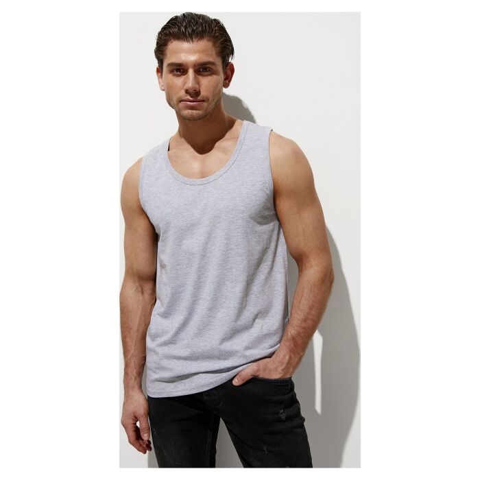 Майка мужская Оmsa COTTON OmT_U 1101 серая 