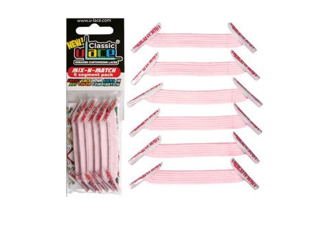 Шнурки U-lace Mix-N-Match 2222 светло-розовый