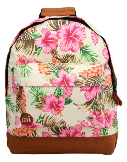 (Уценка) Рюкзак Mi-Pac Premium Tropical Hibiscus Natural бежевый
