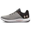 Кроссовки женские Under Armour Micro G Pursuit Steel / Black / Flushed Pink 3000101-112 низкие текстильные серые - Кроссовки женские Under Armour Micro G Pursuit Steel / Black / Flushed Pink 3000101-112 низкие текстильные серые